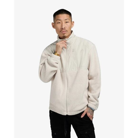 Adidas‎ Coze Full Zip Jacket Mens Size M Sportswear Alumina Cream NWT $80